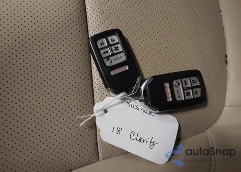 2018 Honda Clarity Plug-In Hybrid Touring z USA, uszkodzony, nr VIN JHMZC5F30JC001497